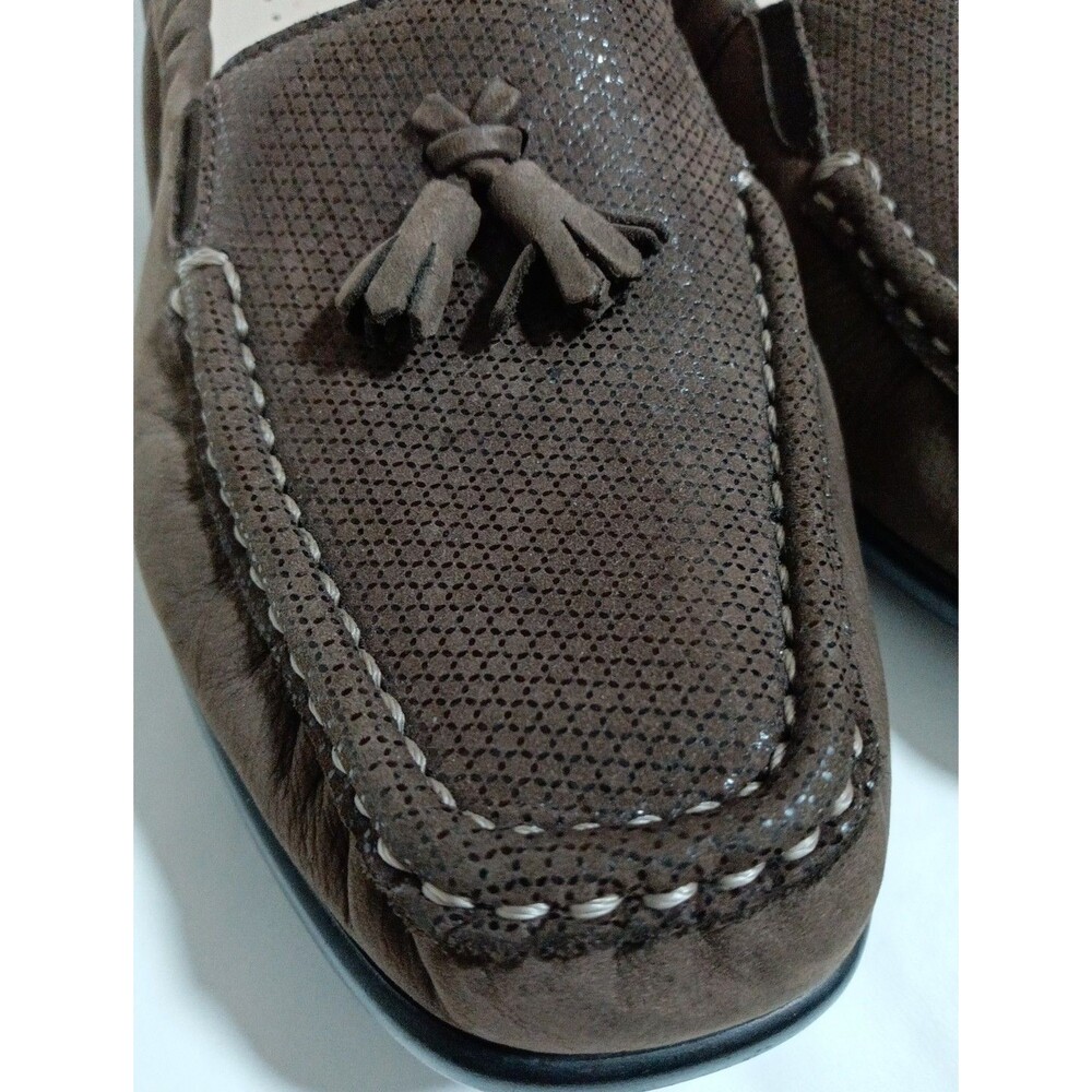 Women’s SAS Hope Slip On Brown Leather Tassel Comfort  Loafers 7.5 Shoe USA - Picture 13 of 14